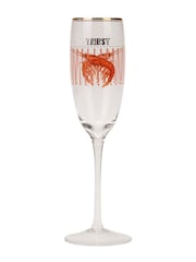 Yvonne Ellen Set of 2 Clear Shrimp Champagne Flutes - Image 1 of 4