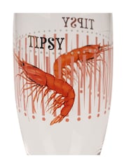 Yvonne Ellen Set of 2 Clear Shrimp Champagne Flutes - Image 4 of 4