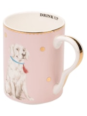 Yvonne Ellen Set of 2 Pink Large Labrador Mugs - Image 2 of 2