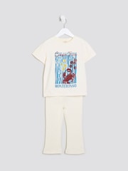 River Island White Girls Crab Graphic T-Shirts Set - Image 3 of 5