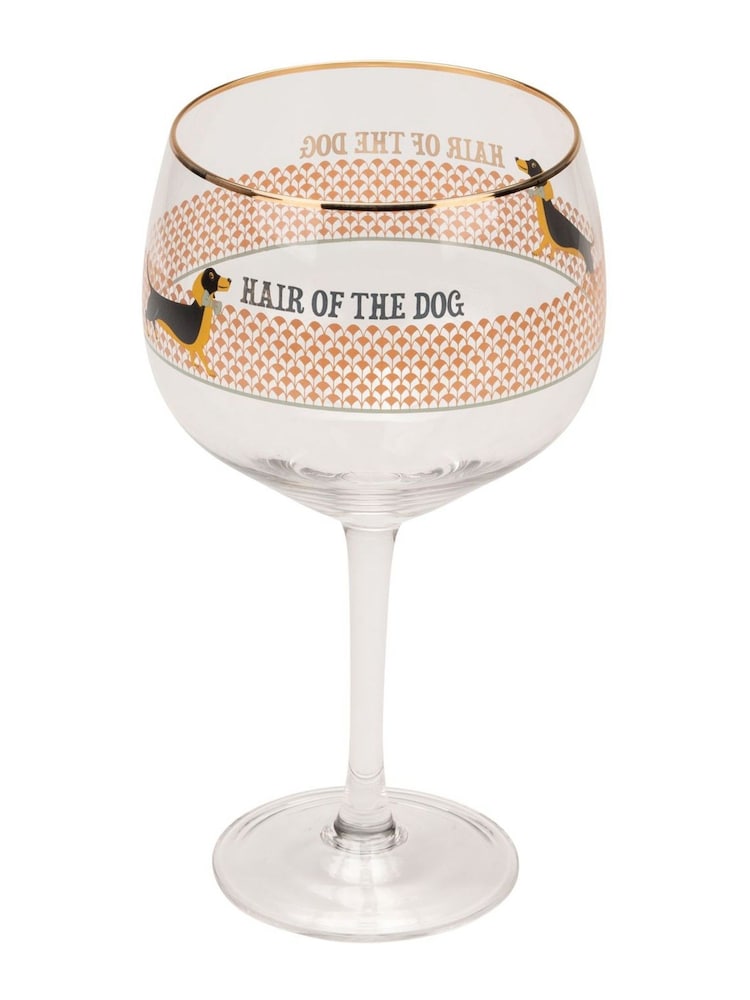 Yvonne Ellen Set of 2 Clear Gin Sausage Doggie Glasses - Image 2 of 2