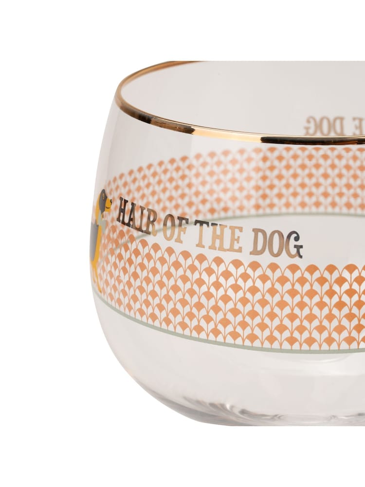 Yvonne Ellen Set of 2 Clear Gin Sausage Doggie Glasses - Image 6 of 6