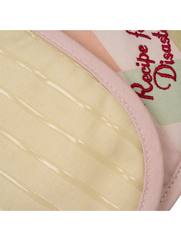 Yvonne Ellen White Harlequin Double Oven Glove - Image 5 of 5