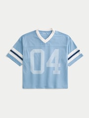 Hollister  Americana Football Jersey Top - Image 4 of 6