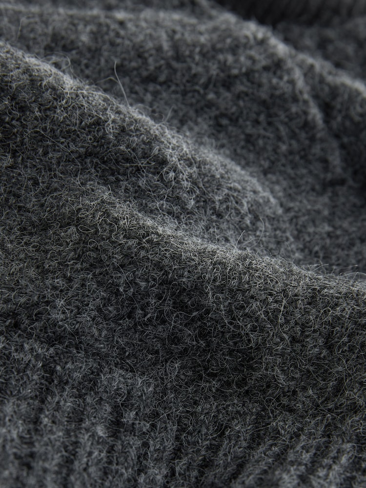 Grey Multi Layer Ribbed Ballet Wrap Cover-Up - Image 9 of 9