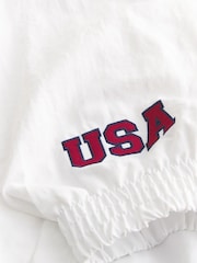Hollister Blue Back Logo Bomber Jacket - Image 6 of 6