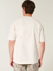 Hollister Heavy Weight Boxy Short Sleeve Destination Graphic Print 100% Cotton T-Shirt - Image 2 of 6