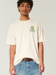 Hollister Boxy Crew Neck Short Sleeve 100% Cotton T-Shirt - Image 1 of 5