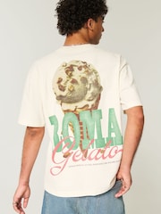 Hollister Boxy Crew Neck Short Sleeve 100% Cotton T-Shirt - Image 2 of 5