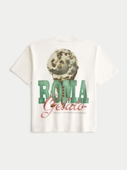 Hollister Boxy Crew Neck Short Sleeve 100% Cotton T-Shirt - Image 5 of 5