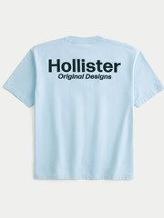Hollister Logo Crew Neck 100% Cotton T-Shirt - Image 2 of 3