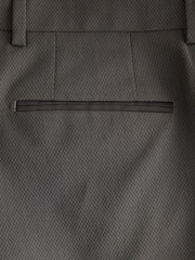 Charcoal Grey Skinny Fit Tuxedo Suit Trousers - Image 8 of 8
