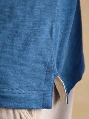 Joules Summer Slub Navy Blue Rugby Shirt - Image 7 of 9