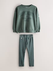 Verde spălat - Set de colanți Superdry - Imaginea 7 din 11