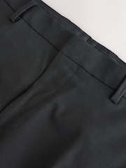 Black Muscle Fit Motionflex Stretch Tuxedo Suit Trousers - Image 9 of 9