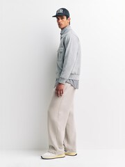Universal Works Grey Tyler Zip-Up Track Jacket - Image 4 of 5