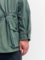 Universal Works Green Boston Parka Jacket - Image 12 of 14