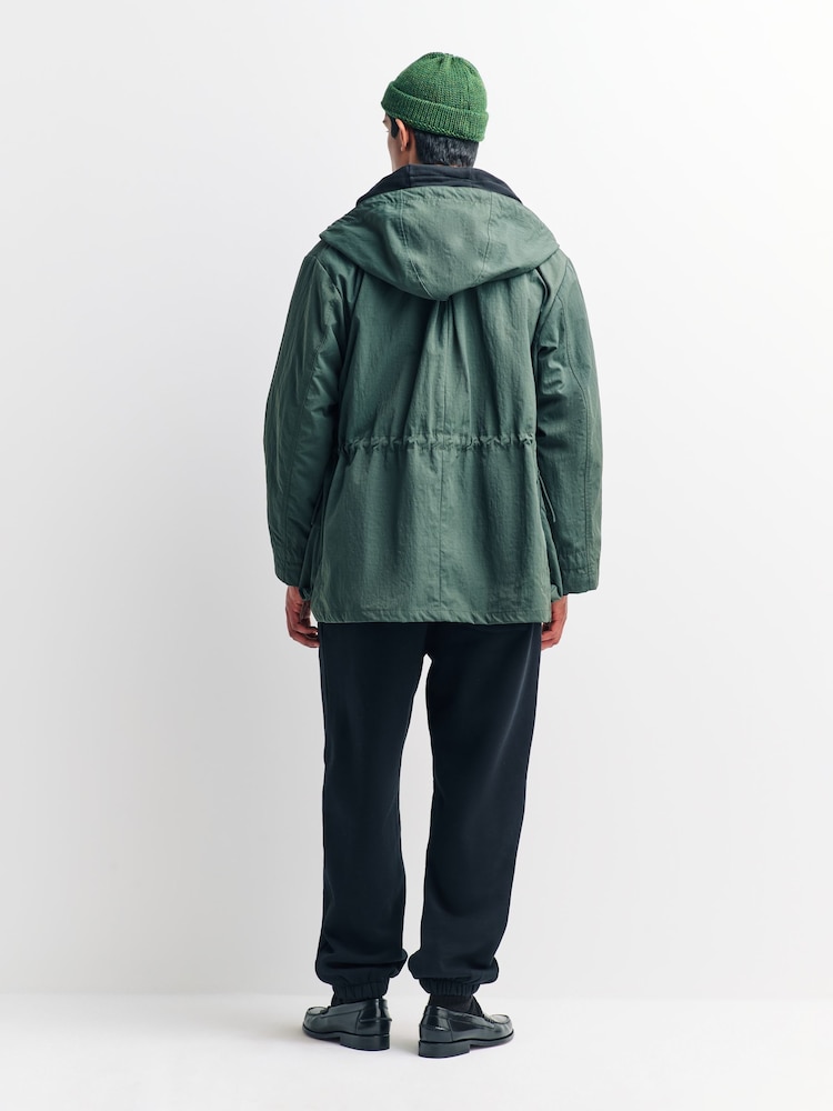 Universal Works Green Boston Parka Jacket - Image 14 of 14