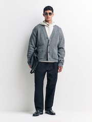 Universal Works Grey Langdale Cardigan - Image 2 of 5