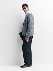 Universal Works Grey Langdale Cardigan - Image 4 of 5