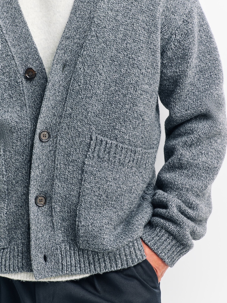 Universal Works Grey Langdale Cardigan - Image 5 of 5 Universal Works Grey Langdale Cardigan - Image 5 of 5