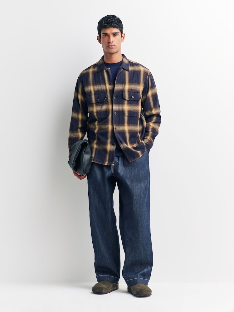 Universal Works Blue Utility Shirt - Image 2 of 6