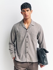 Universal Works Brown Work Shirt - Image 1 of 7
