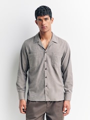 Universal Works Brown Work Shirt - Image 2 of 7