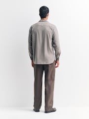 Universal Works Brown Work Shirt - Image 3 of 7