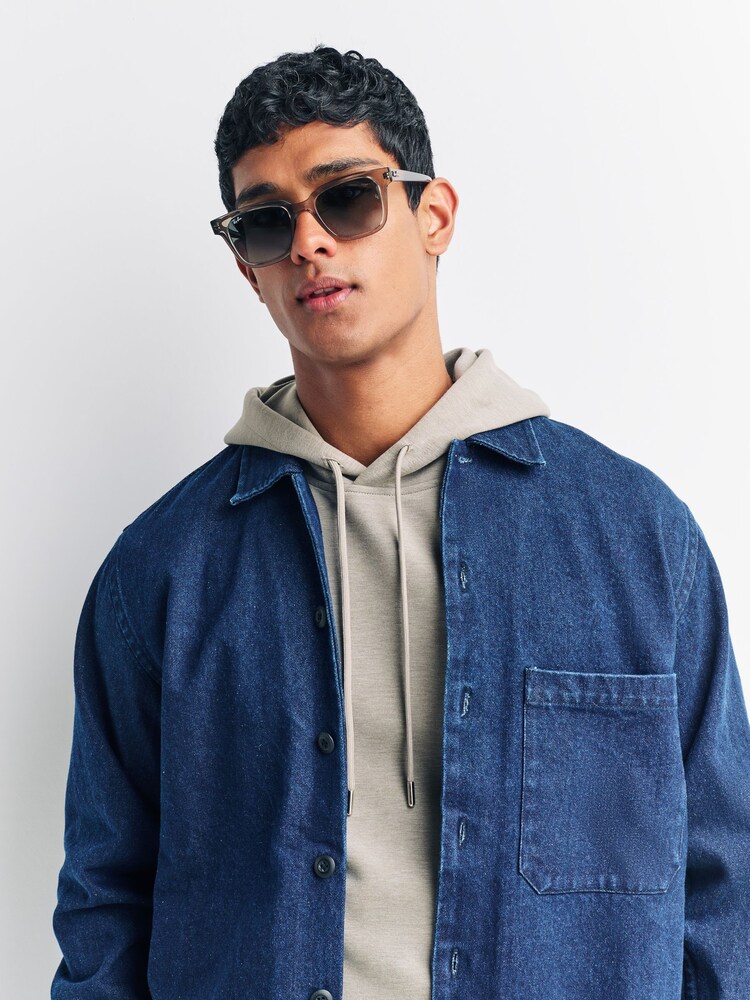 Universal Works Blue Fatigue Shirt - Image 2 of 6
