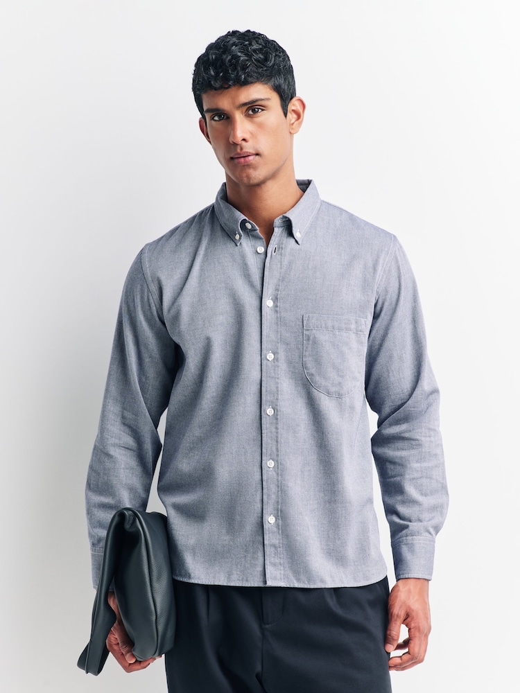 Universal Works Blue Lazy Day Shirt - Image 1 of 6