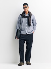 Universal Works Blue Lazy Day Shirt - Image 4 of 6