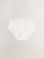 Blau - Slips aus Baumwolle und Spitze 7er-Pack - Bild 7 von 9