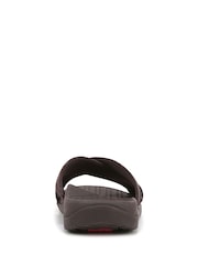 Vionic Regular Fit Tide Brown Sliders - Image 5 of 7