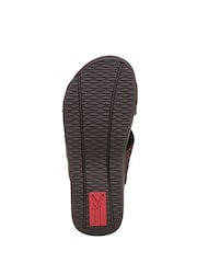 Vionic Regular Fit Tide Brown Sliders - Image 7 of 7
