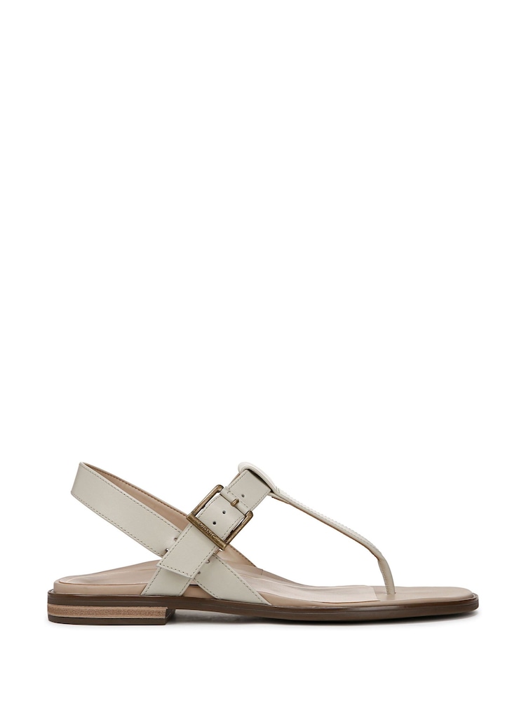 Vionic Cream Cora Regular Fit Toe Post Sandals - Image 1 of 7