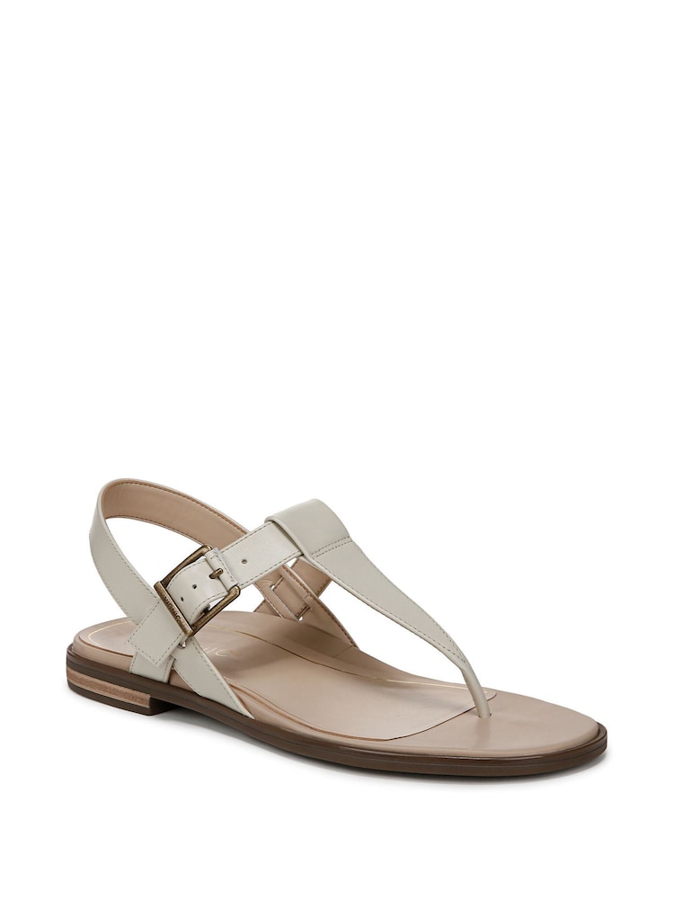 Vionic Cream Cora Regular Fit Toe Post Sandals - Image 3 of 7