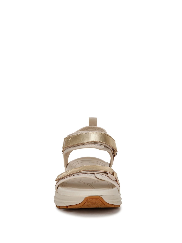 Vionic Regular Fit Cream Walk Max Wanderer Walking Sandals - Image 4 of 7