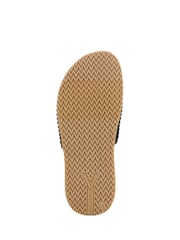 Vionic Regular Fit Evie Knit Black Sliders - Image 7 of 7