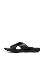 Vionic Regular Fit Tide Brown Sliders - Image 2 of 7