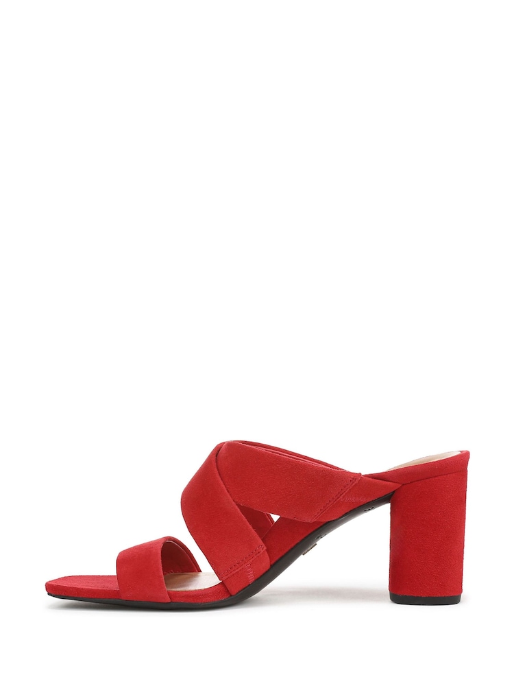 Vionic Wide Fit Merlot Heeled Sandals - Image 2 of 7
