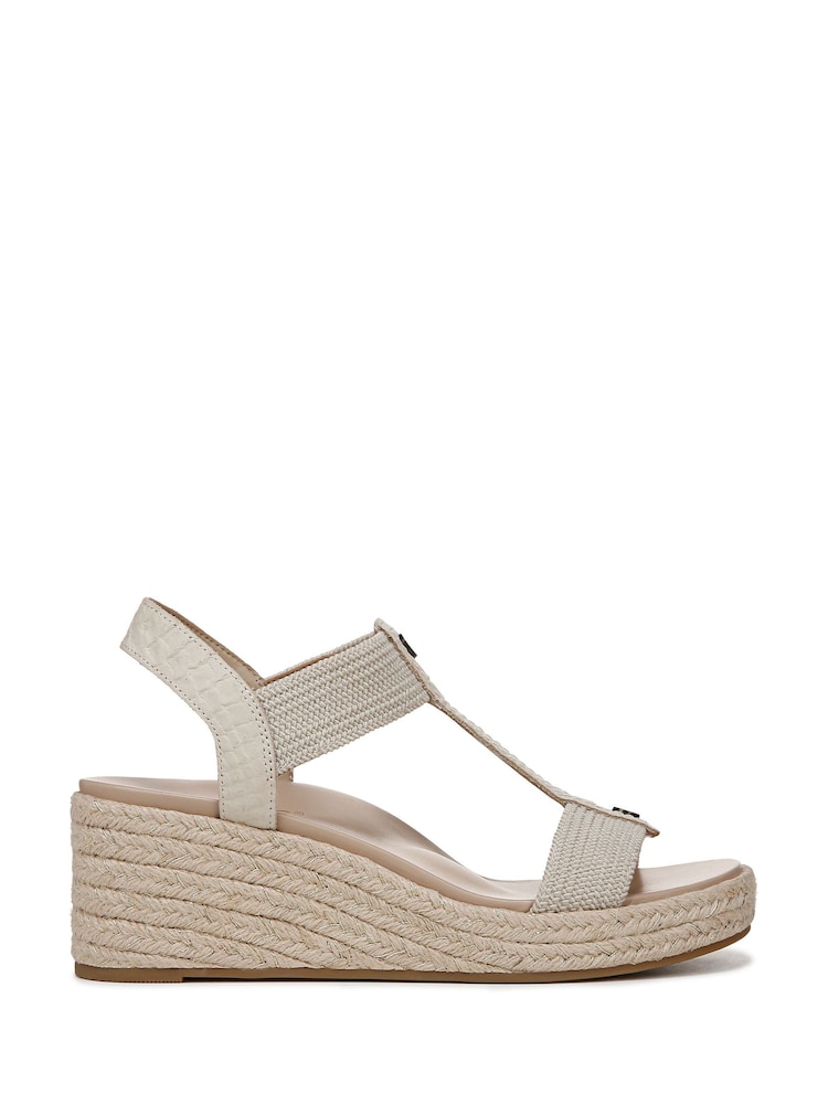 Creme - Vionic Calera Sandalen mit Keilabsatz - Bild 1 von 7