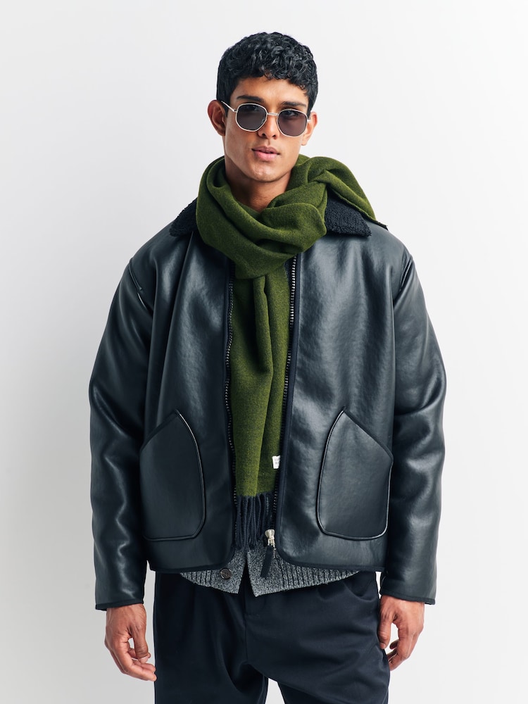 Universal Works Green Scarf - Image 2 of 3 Universal Works Green Scarf - Image 2 of 3
