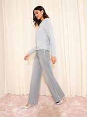 Friends Like These X Lucy Mecklenburgh Grey Everyday Wide Jeans - Image 3 of 4