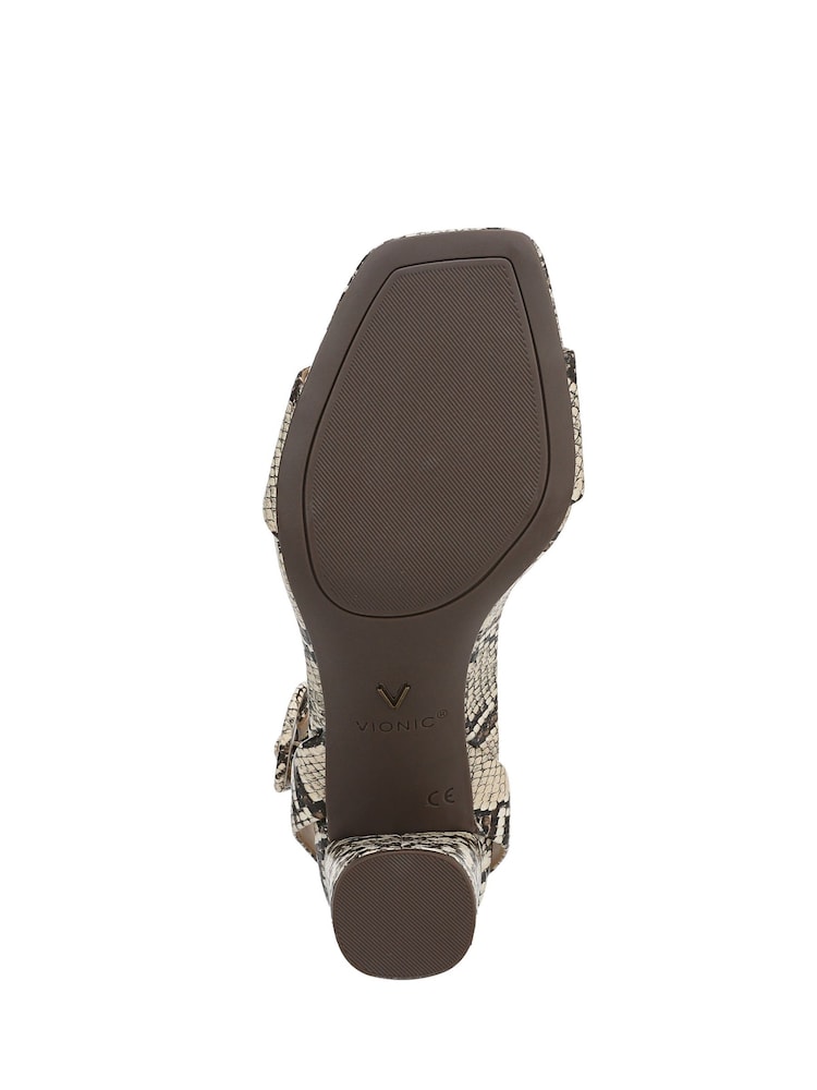 Vionic Cream Zinfandel Wide Fit Ankle Strap Sandals - Image 7 of 7