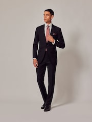 Hawes & Curtis Twill Slim Suit Black Jacket - Image 1 of 4