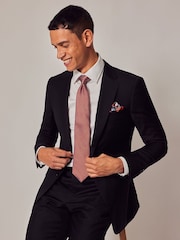 Hawes & Curtis Twill Slim Suit Black Jacket - Image 3 of 4