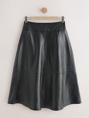 Black N. Premium Real Leather Skirt - Image 1 of 3