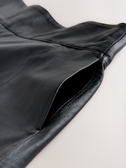 Black N. Premium Real Leather Skirt - Image 2 of 3