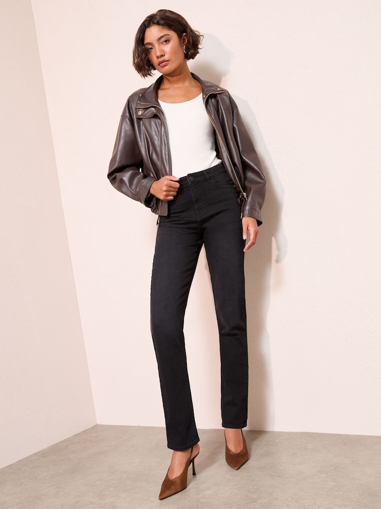 Friends Like These Black Straight Leg Jeans - Image 1 of 4